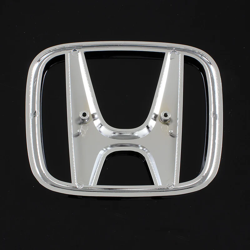 Honda Chrome Front & Rear "H" Emblem Set for 2006 - 2008 Civic Coupe 2DR - Image 4