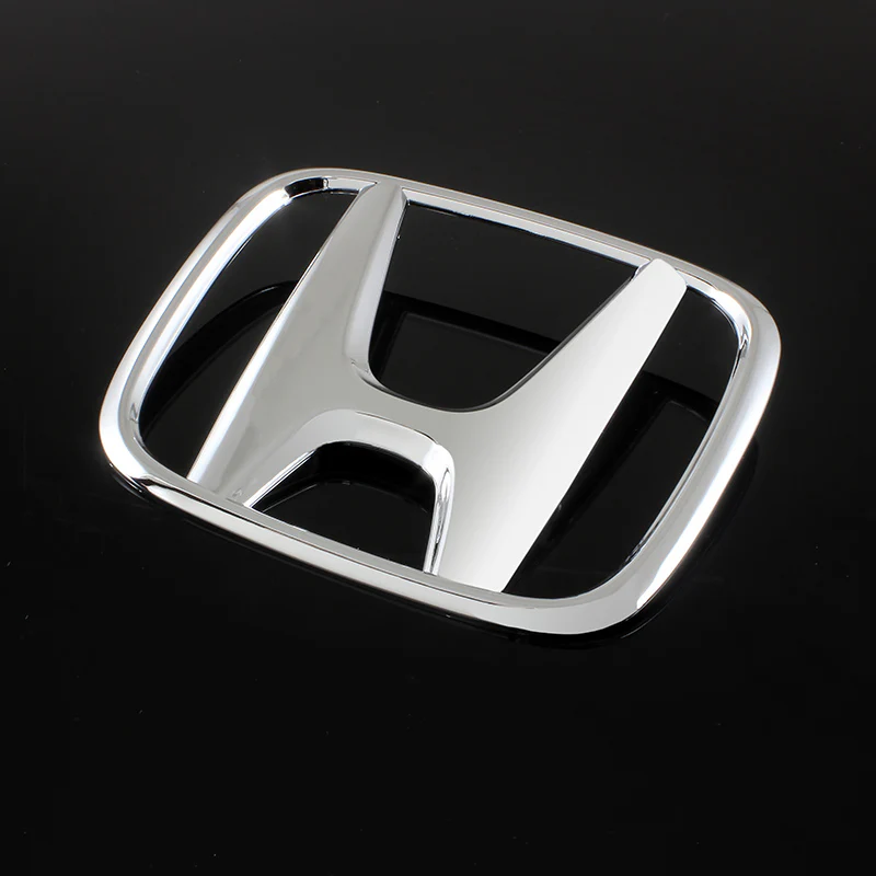 Honda Chrome Front & Rear "H" Emblem Set for 2016 - 2018 Civic Sedan 4DR - Image 5