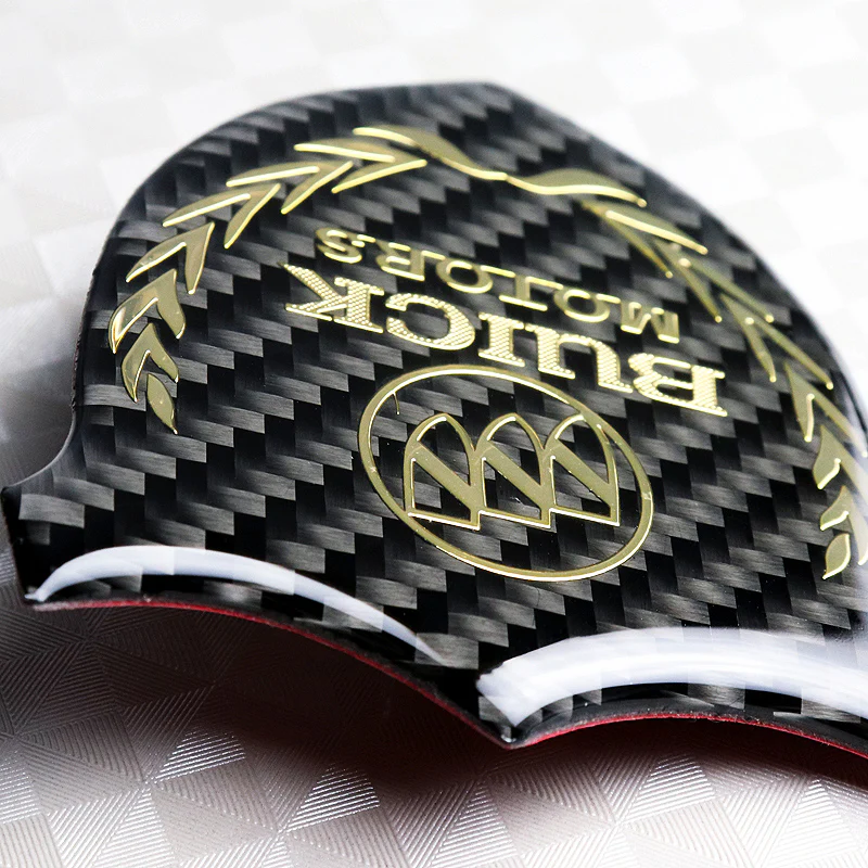 Buick Gold 3D Carbon Fiber Emblem Sticker - Image 5