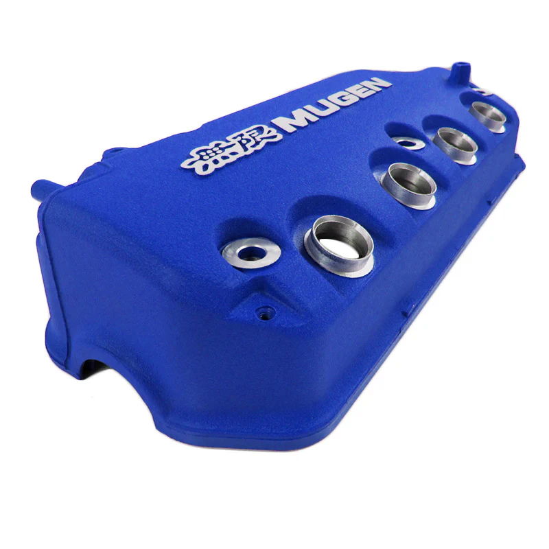 Mugen Blue Engine Valve Cover for Honda Civic SOHC VTEC - Image 3