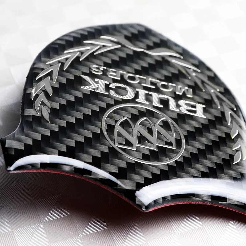 Buick Silver 3D Carbon Fiber Emblem Sticker - Image 4