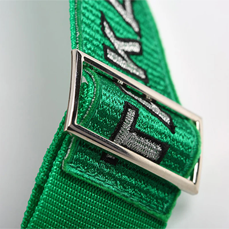 Bride Gradation Cloth Shoulder Bag with Takata Green Harness Straps - Image 5