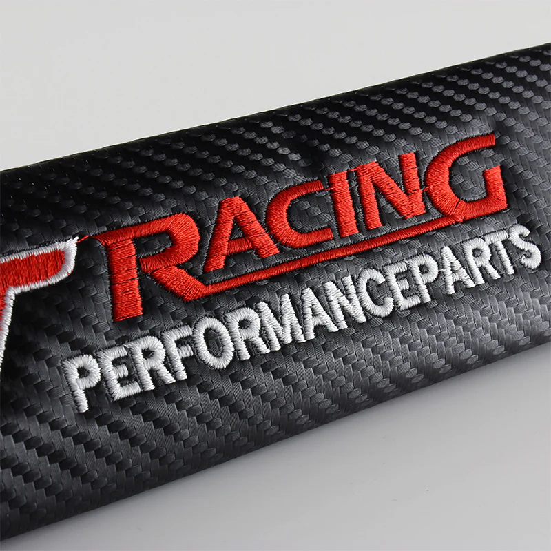 ST Racing Black Carbon Fiber Look Seat Belt Cover X2 - Image 4