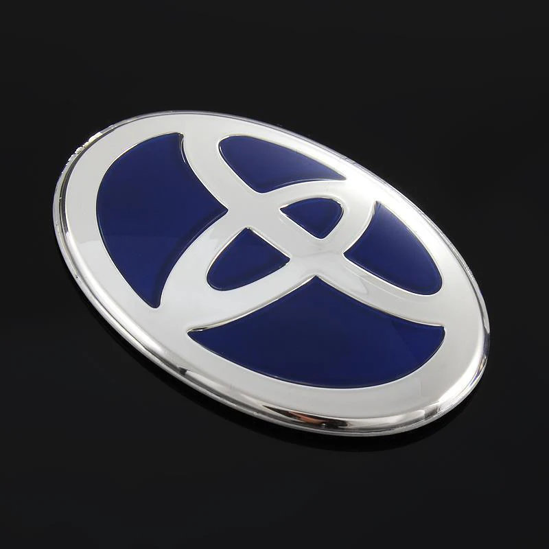 Toyota Blue Steering Wheel Emblem Sticker - Image 5